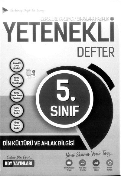 DİN KÜLTÜRÜ VE AHLAK BİLGİSİ YETENEKLİ DEFTER FotokoPink