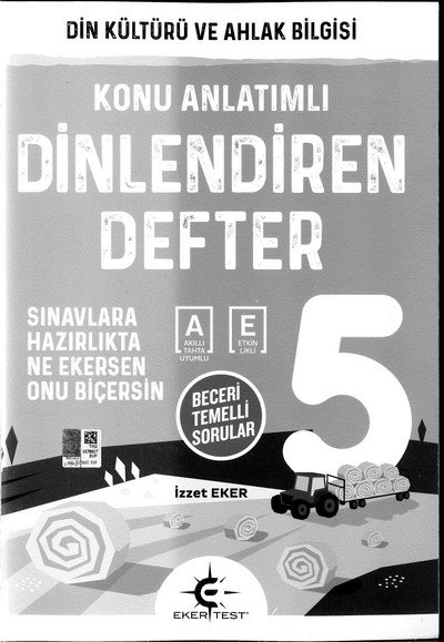 DİN KÜLTÜRÜ VE AHLAK BİLGİSİ DİNLENDİREN DEFTER FotokoPink