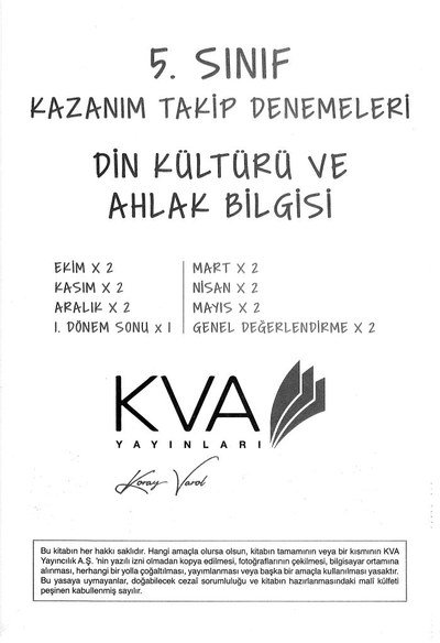 DİN KÜLTÜRÜ VE AHLAK BİLGİSİ KAZANIM TAKİP DENEMELERİ FotokoPink