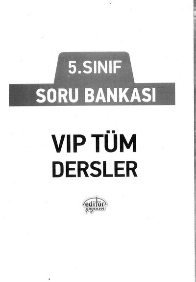 SORU BANKASI VIP TÜM DERSLER FotokoPink