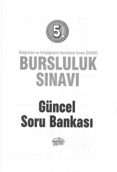 BURSLULUK SINAVI GÜNCEL SORU BANKASI FotokoPink