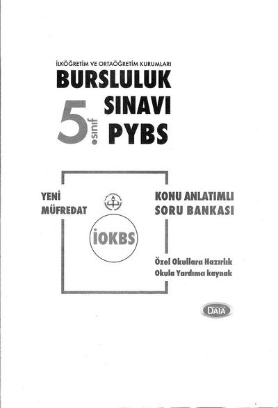 BURSLULUK SINAVI PYBS KONU ANLATIMLI SORU BANKASI FotokoPink