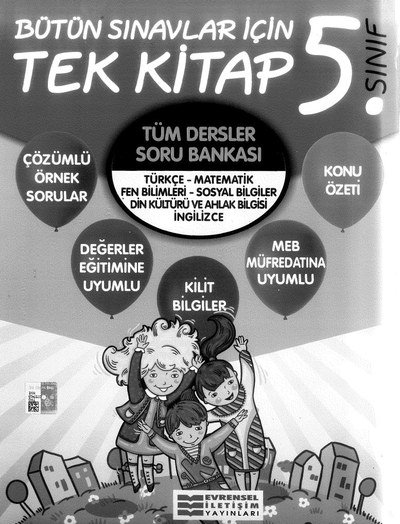 BÜTÜN SINAVLAR İÇİN TEK KİTAP TÜM DERSLER SORU BANKASI