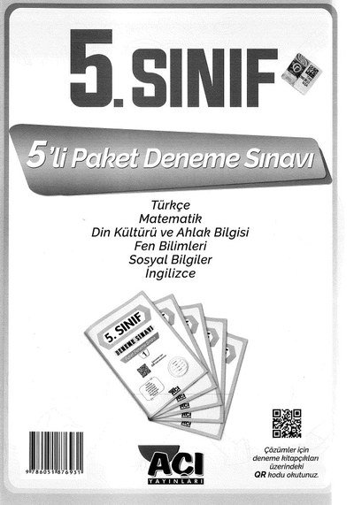 5'Lİ PAKET DENEME SINAVI FotokoPink