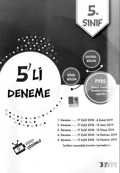 5'Lİ DENEME VİDEO ÇÖZÜMLÜ FotokoPink