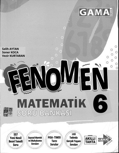 FENOMEN MATEMATİK SORU BANKASI FotokoPink