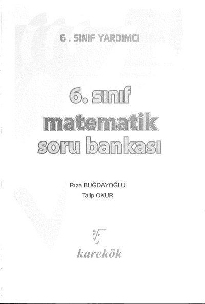 MATEMATİK SORU BANKASI FotokoPink