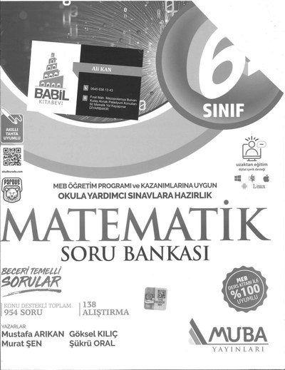 MATEMATİK SORU BANKASI