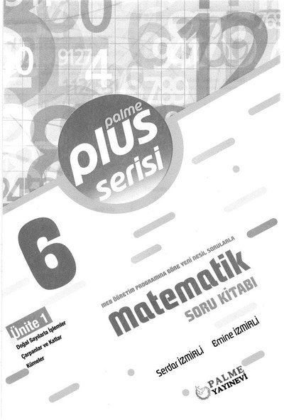 MATEMATİK SORU BANKASI PALME PLUS SERİSİ FotokoPink