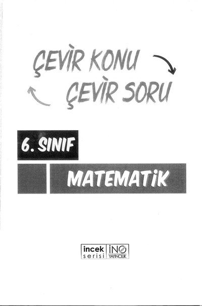 ÇEVİR KONU ÇEVİR SORU MATEMATİK FotokoPink