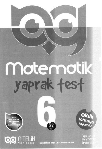MATEMATİK YAPRAK TEST FotokoPink