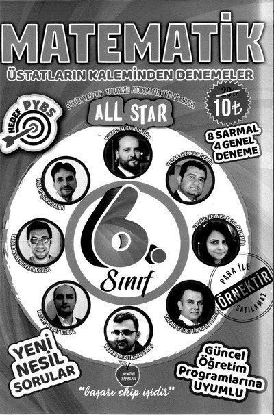 MATEMATİK ÜSTATLARIN KALEMİNDEN DENEMELER FotokoPink