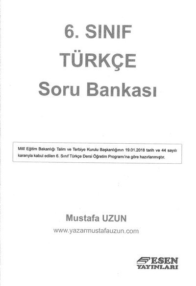 TÜRKÇE SORU BANKASI FotokoPink