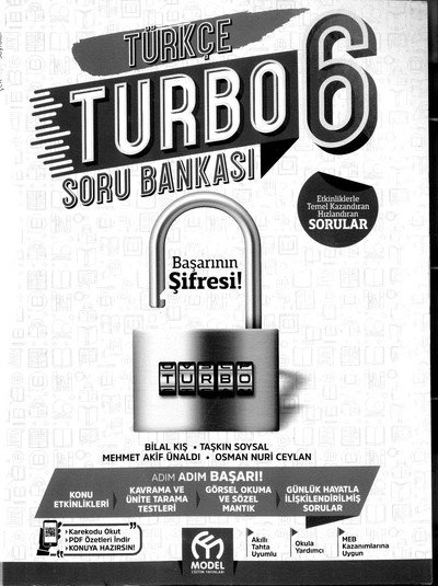 TÜRKÇE TURBO SORU BANKASI