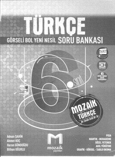 TÜRKÇE GÖRSELİ BOL YENİ NESİL SORU BANKASI FotokoPink