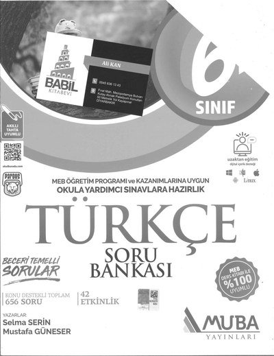 TÜRKÇE SORU BANKASI