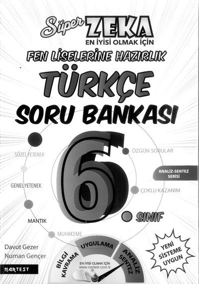 SÜPERZEKA TÜRKÇE SORU BANKASI FotokoPink