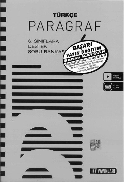 TÜRKÇE PARAGRAF SORU BANKASI