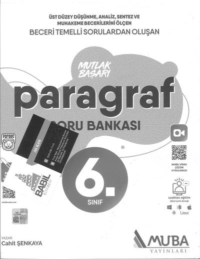 MUTLAK BAŞARI PARAGRAF SORU BANKASI