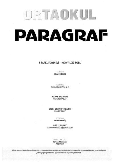 ORTAOKUL PARAGRAF FotokoPink