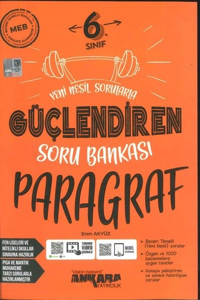 YENİ NESİL SORULARLA GÜÇLENDİREN PARAGRAF SORU BANKASI