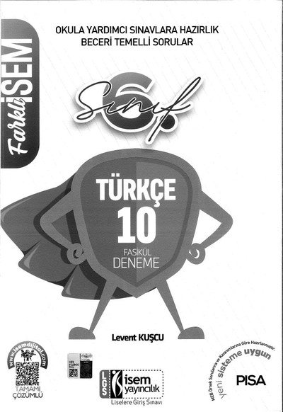 TÜRKÇE 10 FASİKÜL DENEME FotokoPink