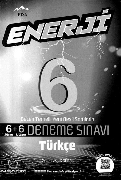 ENERJİ 6+6 DENEME SINAVI TÜRKÇE FotokoPink