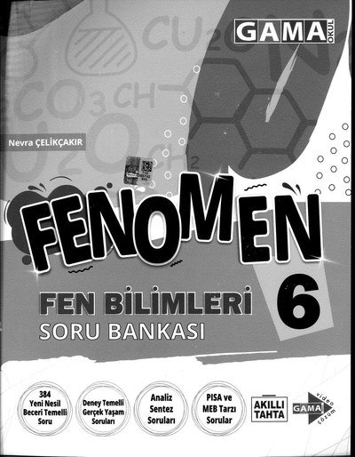 FENOMEN FEN BİLİMLERİ SORU BANKASI FotokoPink