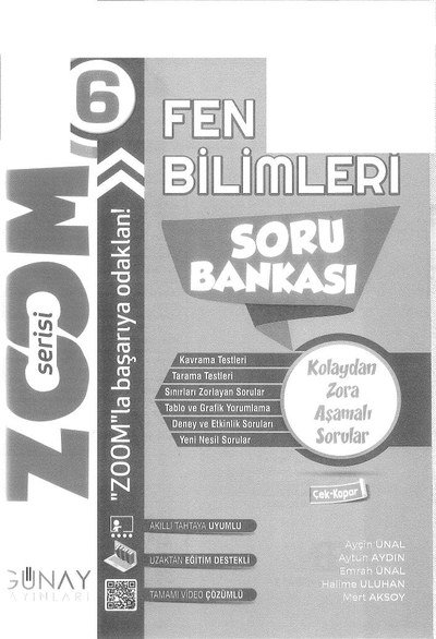 FEN BİLİMLERİ SORU BANKASI
