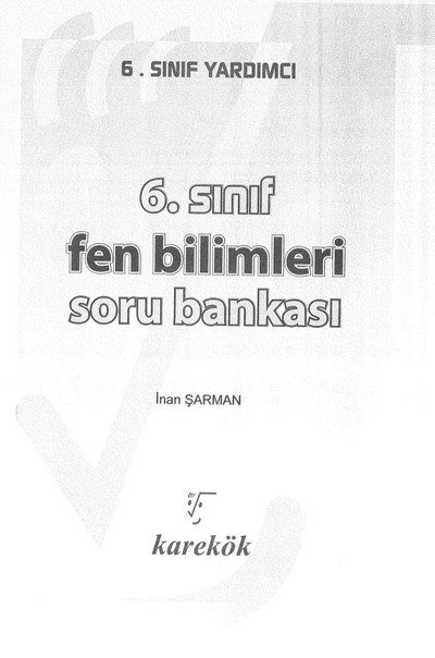 FEN BİLİMLERİ SORU BANKASI FotokoPink