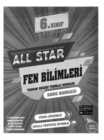ALL STAR FEN BİLİMLERİ SORU BANKASI FotokoPink