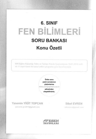FEN BİLİMLERİ SORU BANKASI KONU ÖZETLİ