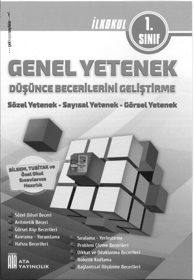 GENEL YETENEK DÜŞÜNCE BECERİLERİNİ GELİŞTİRME FotokoPink