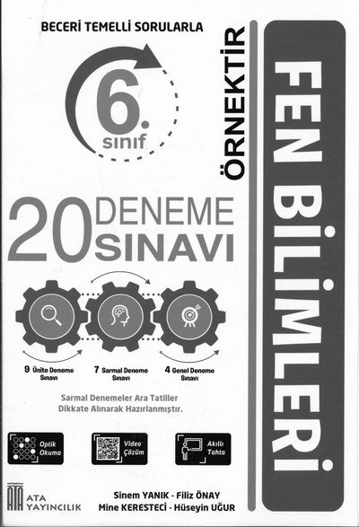 20 DENEME SINAVI FEN BİLİMLERİ