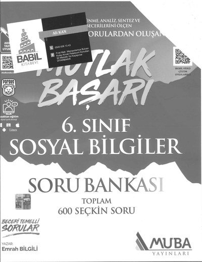 MUTLAK BAŞARI SOSYAL BİLGİLER SORU BANKASI FotokoPink