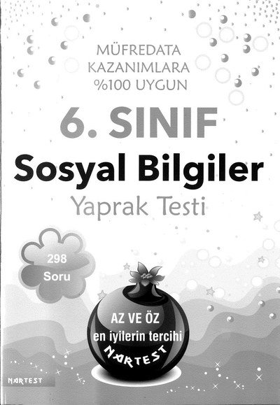 SOSYAL BİLGİLER YAPRAK TESTİ 298 SORU