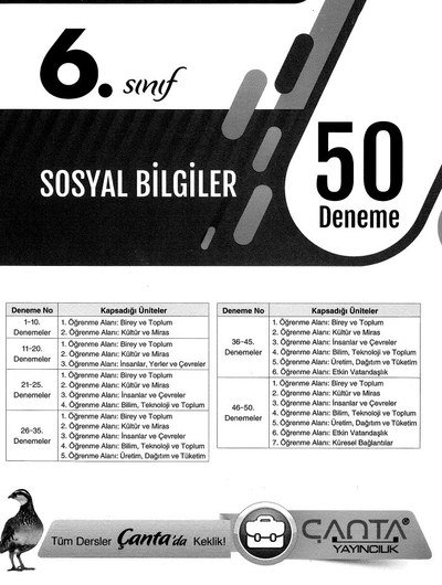 SOSYAL BİLGİLER 50 DENEME FotokoPink