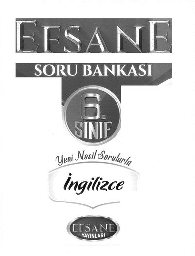 EFSANE SORU BANKASI İNGİLİZCE