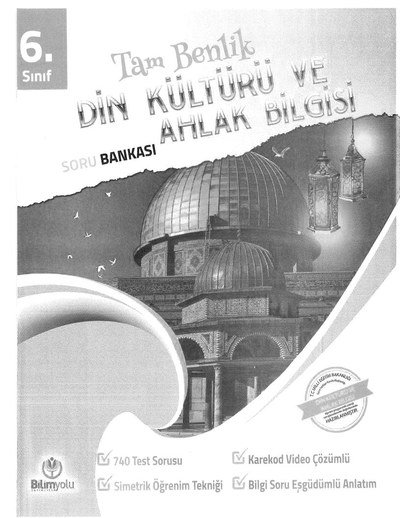 TAM BENLİK DİN KÜLTÜRÜ VE AHLAK BİLGİSİ SORU BANKASI FotokoPink