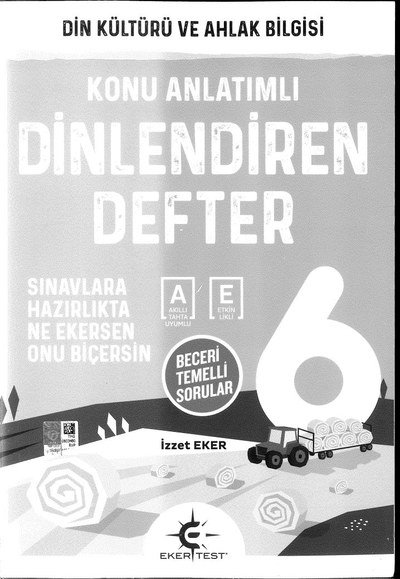 DİN KÜLTÜRÜ VE AHLAK BİLGİSİ KONU ANLATIMLI DEFTER FotokoPink