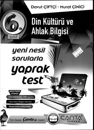DİN KÜLTÜRÜ VE AHLAKA BİLGİSİ YAPRAK TEST FotokoPink