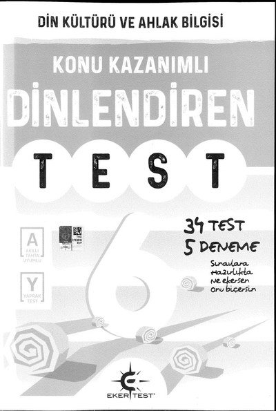 DİN KÜLTÜRÜ VE AHLAK BİLGİSİ KONU KAZANIMLI TEST
