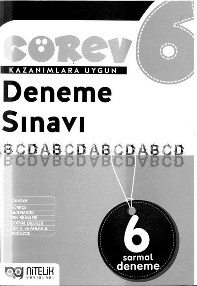 GÖREV KAZANIMLARA UYGUN DENEME SINAVI