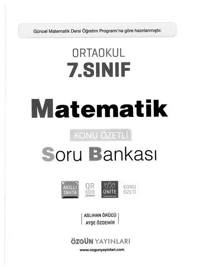 MATEMATİK KONU ÖZETLİ SORU BANKASI FotokoPink