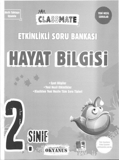 ETKİNLİKLİ SORU BANKASI HAYAT BİLGİSİ FotokoPink