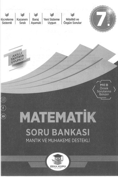 MATEMATİK SORU BANKASI MANTIK VE MUHAKEME DESTEKLİ FotokoPink