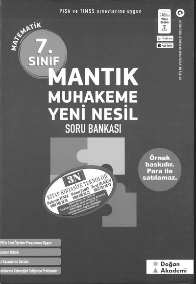 MANTIK MUHAKEME YENİ NESİL MATEMATİK SORU BANKASI