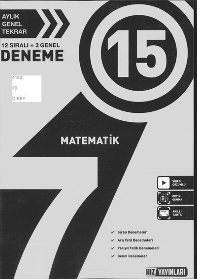 15 DENEME MATEMATİK