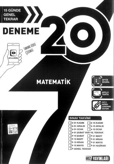 20 DENEME MATEMATİK FotokoPink