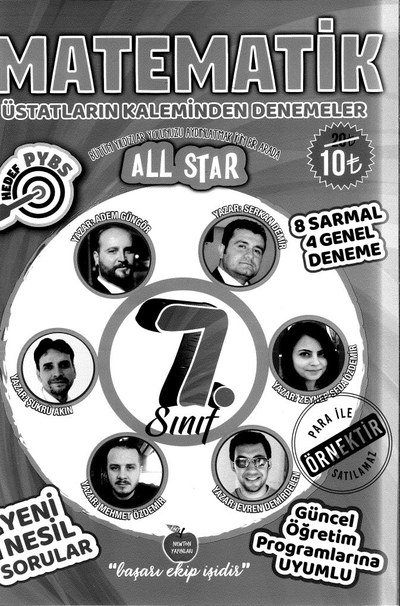 MATEMATİK ÜSTATLARIN KALEMİNDEN DENEMELER FotokoPink